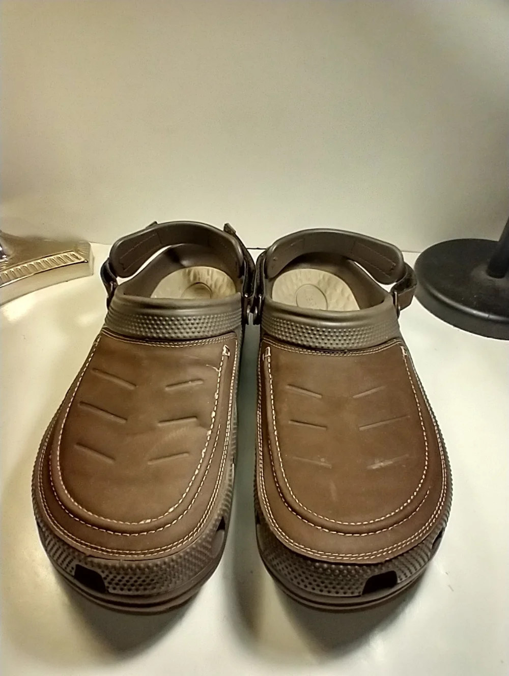 Crocs Yukon Vista II LiteRide Brown Clogs Shoes Men's sz 15 - Picture 3 of 11